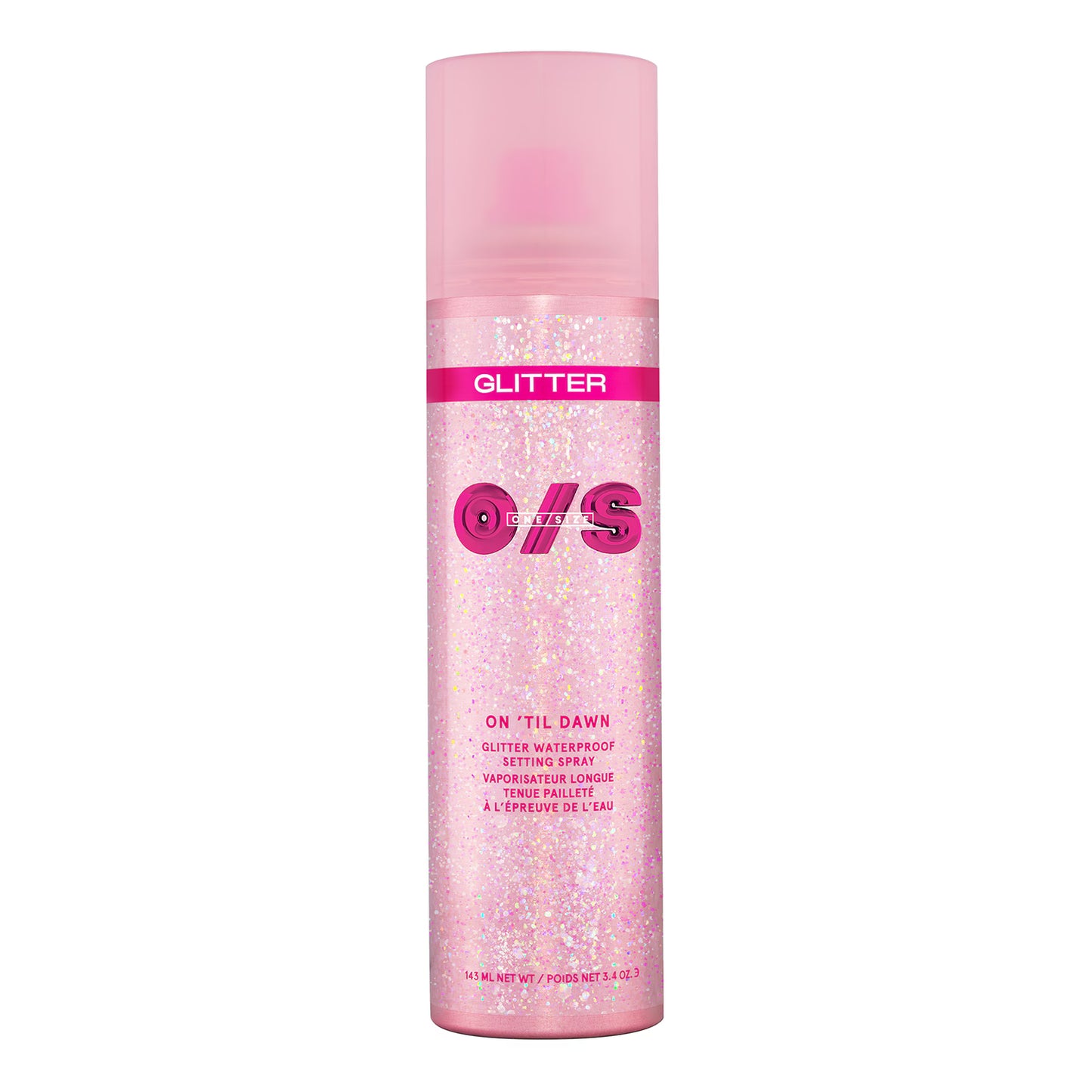 Spray fixateur waterproof et longue tenue pailleté One size