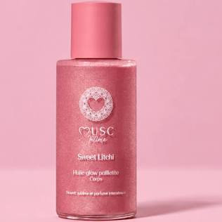 Huile Glow Pailletée Musc intime